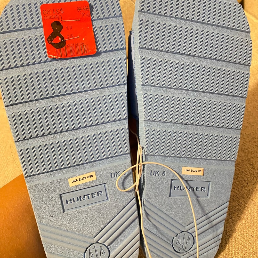 NWT Blue hunter slides - Picture 2 of 5